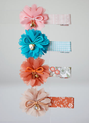 Bloom Floral Print Pin