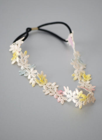 Embroidered Flowerband