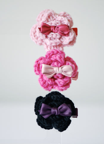 Flor Bow Knit Pin