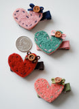 Felt Heart Pin
