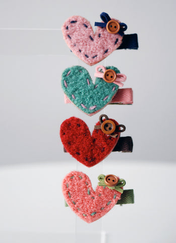 Felt Heart Pin
