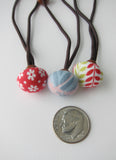 Penelope Button Hairties Set