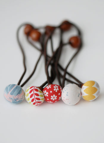 Penelope Button Hairties Set